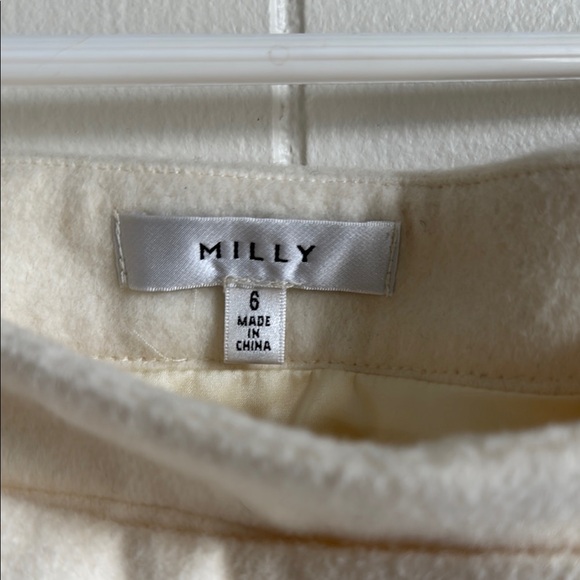 Milly Asymmetrical Ivory Fringe Skirt - Picture 2 of 5